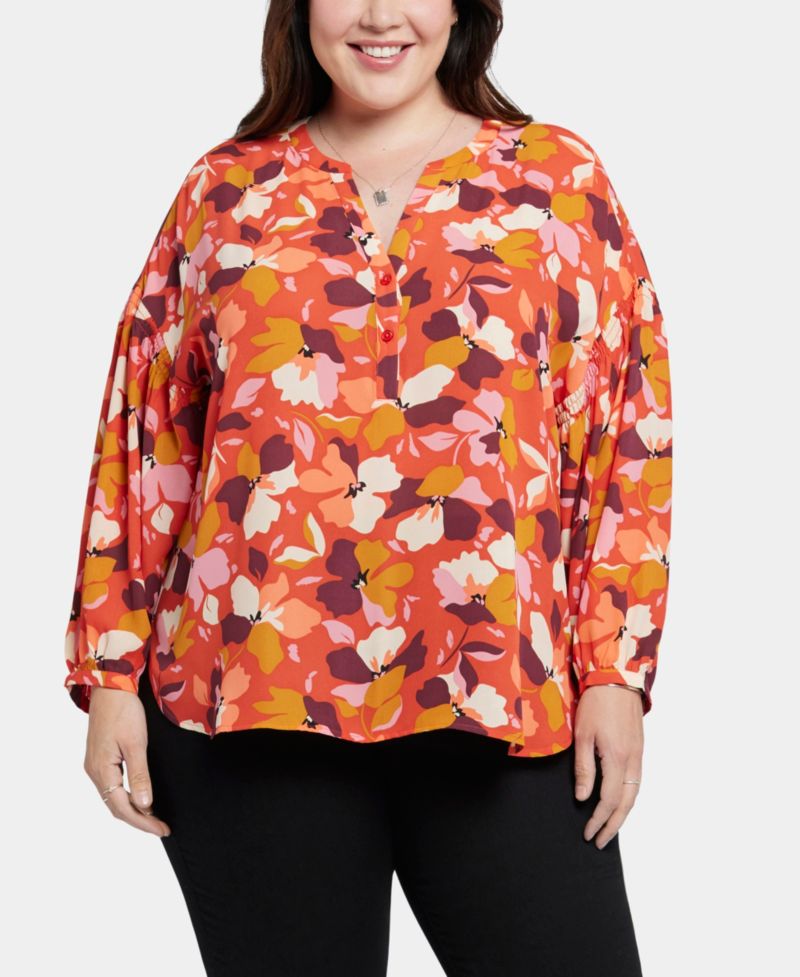 Plus Size Paulina Peasant Blouse