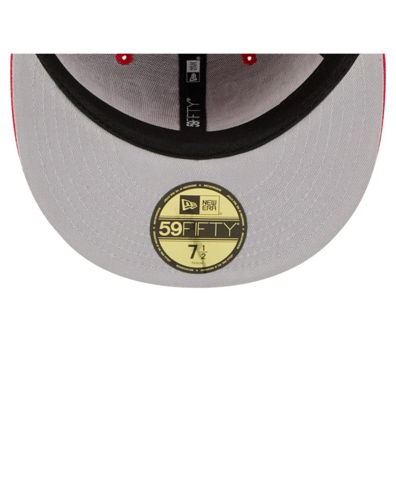 Men's Red Kansas City Chiefs Oversized 59FIFTY Fitted Hat