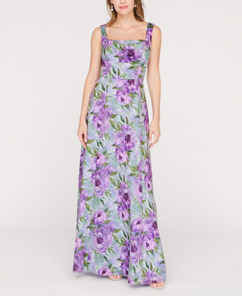 Women's Jordana Square Neck A-Line Gown