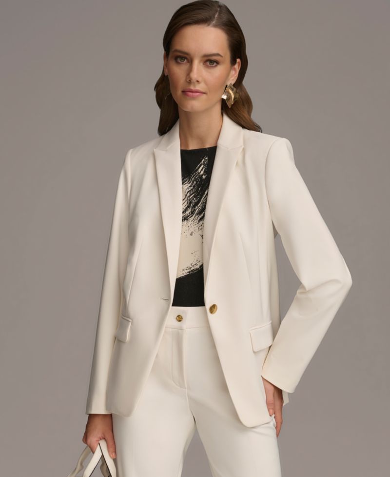 Women's One Button Blazer