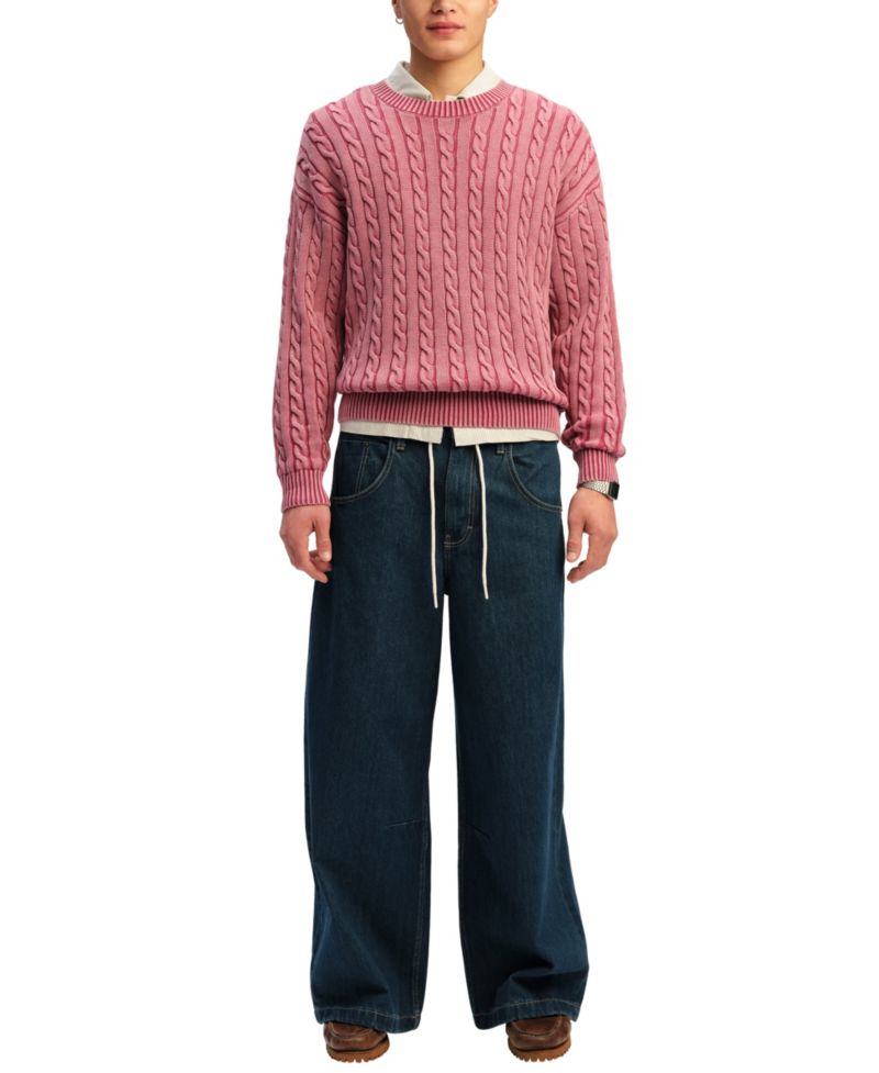 Men's Regular-Fit Crewneck Knit Sweater