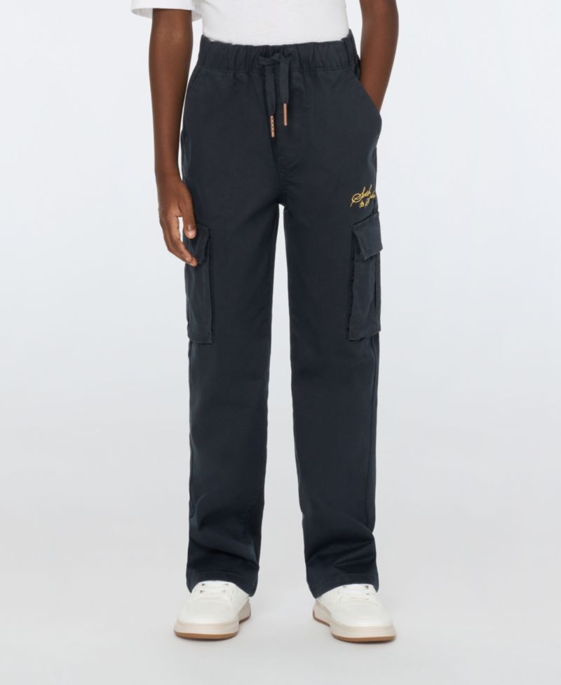 Big Boys Stretch Cotton Twill Pant