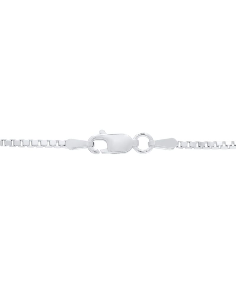 Classic Polished Cross 18" Pendant Necklace in Sterling Silver