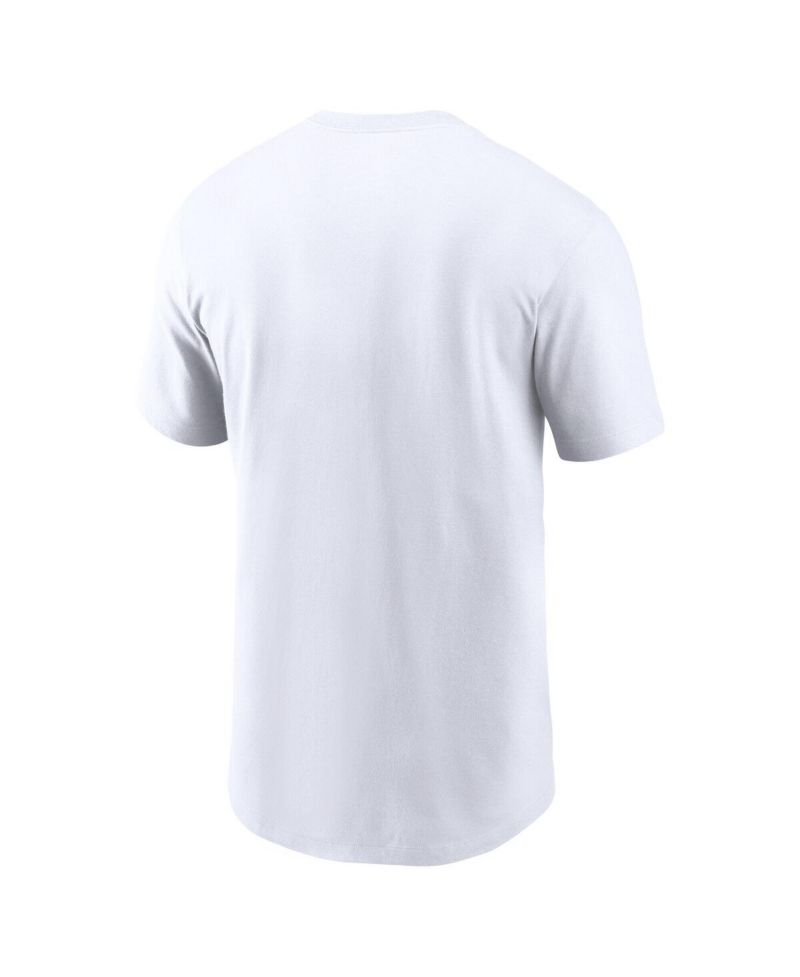 Men's White LSU Tigers Primetime 2-Hit Swoosh T-Shirt
