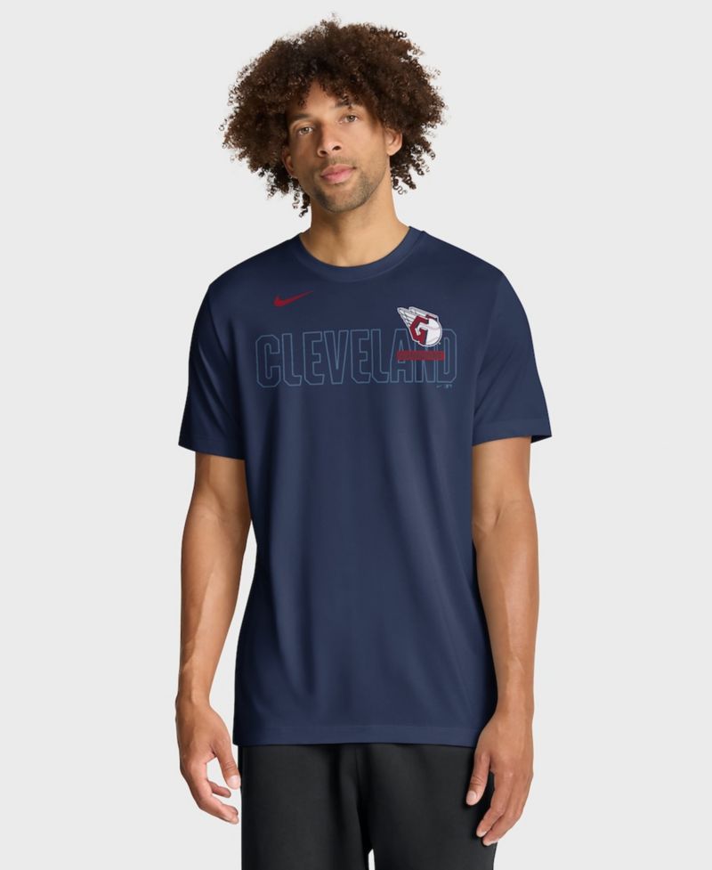 Men's Navy Cleveland Guardians Knockout Team Legend Dri-FIT T-Shirt