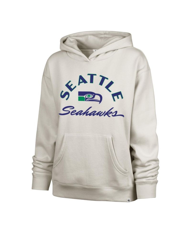 Women's Seattle Seahawks Whirlwind Naomi Graphic Dropped-Shoulder Hoodie