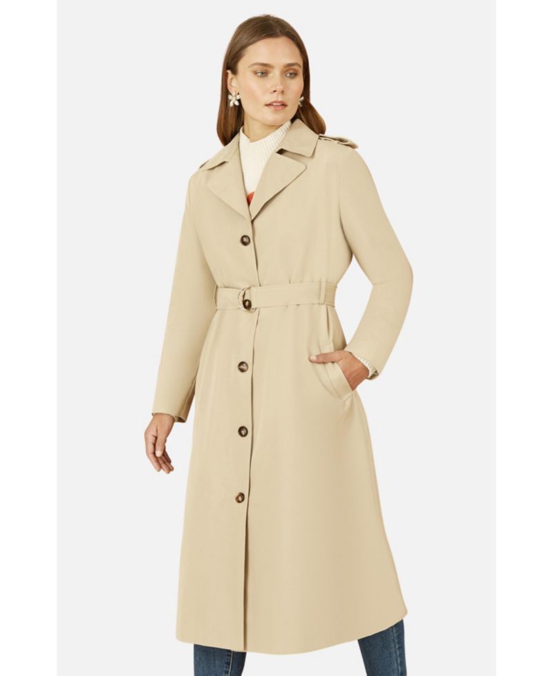 Women's Belted Trench Coat