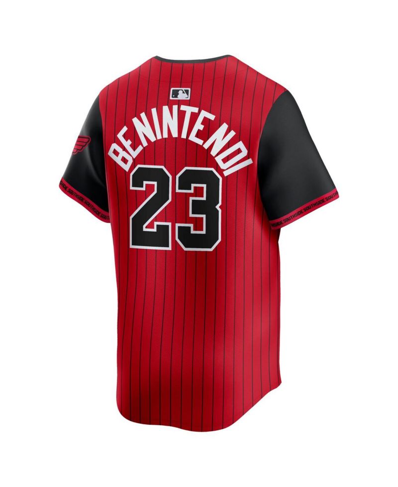 Men's Andrew Benintendi Red/Black Chicago White Sox 2025 City Connect Limited Player Jersey