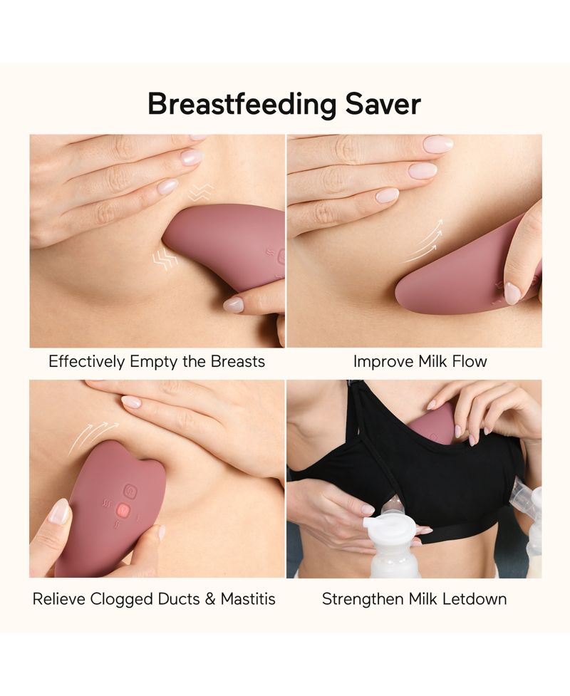 Warming and Vibration Lactation Massager