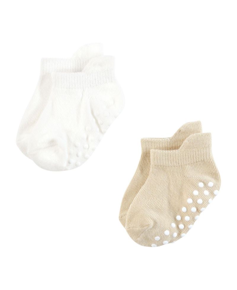 Baby Girls 12Pk Natural Non-Skid No-Show Socks