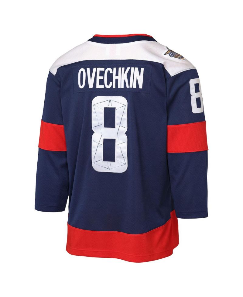 Big Boys and Girls Alexander Ovechkin Navy Washington Capitals 2018 NHL Stadium Series Power Play 2.0 Player Jersey