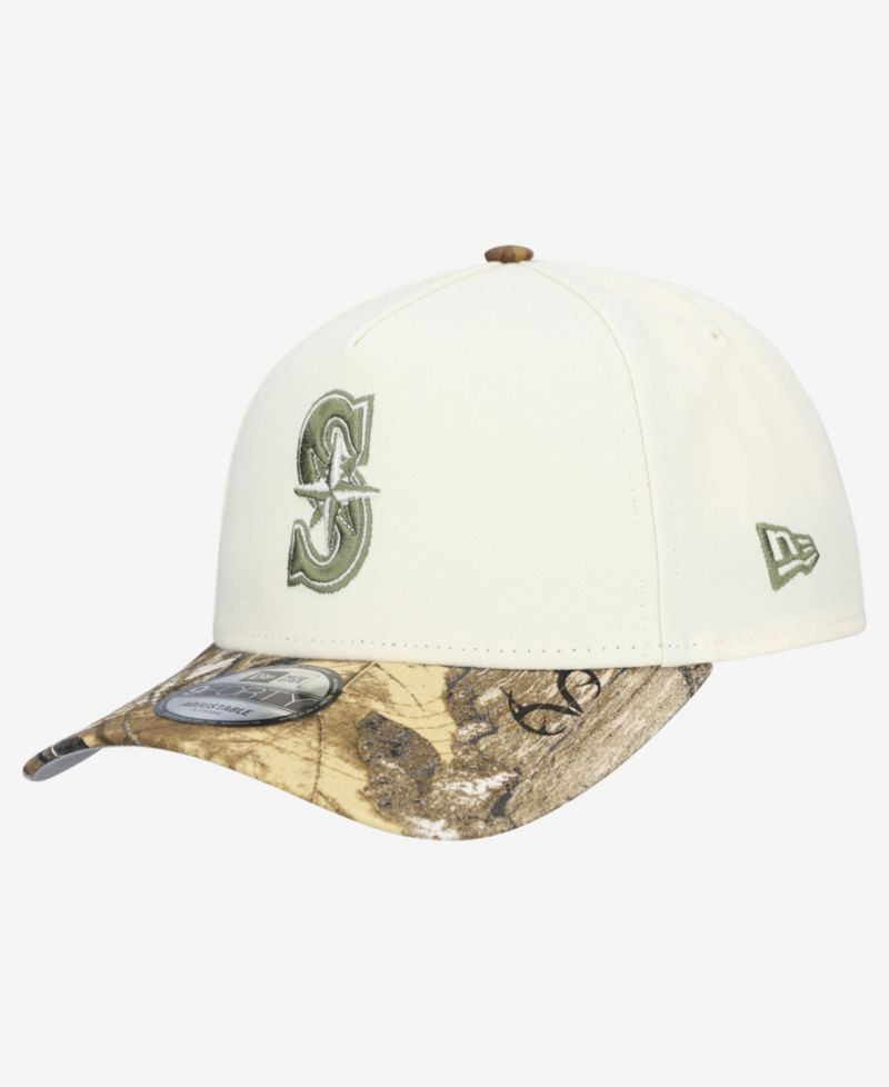 Men's Khaki/Realtree Camo Seattle Mariners 9FORTY A-Frame Adjustable Hat