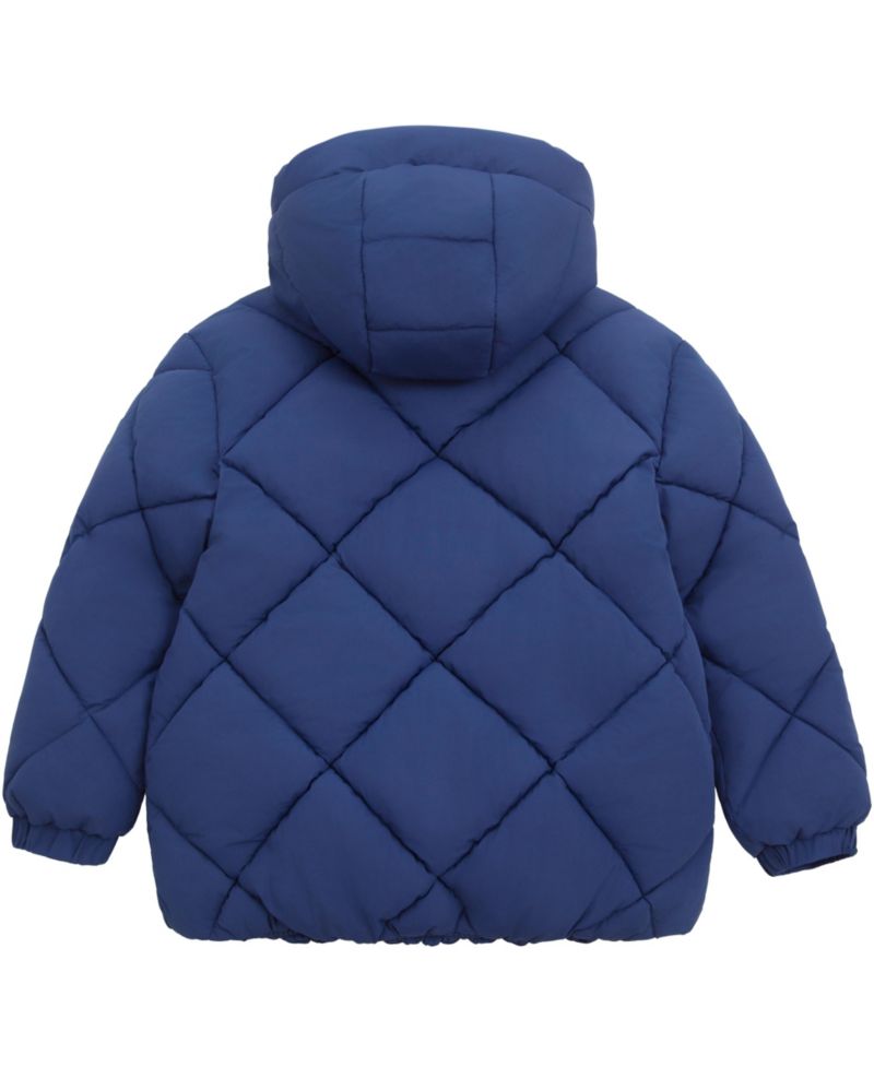 Girls' Charlotte Diamond Quilted Hooded Puffer Jacket, Size 4-18