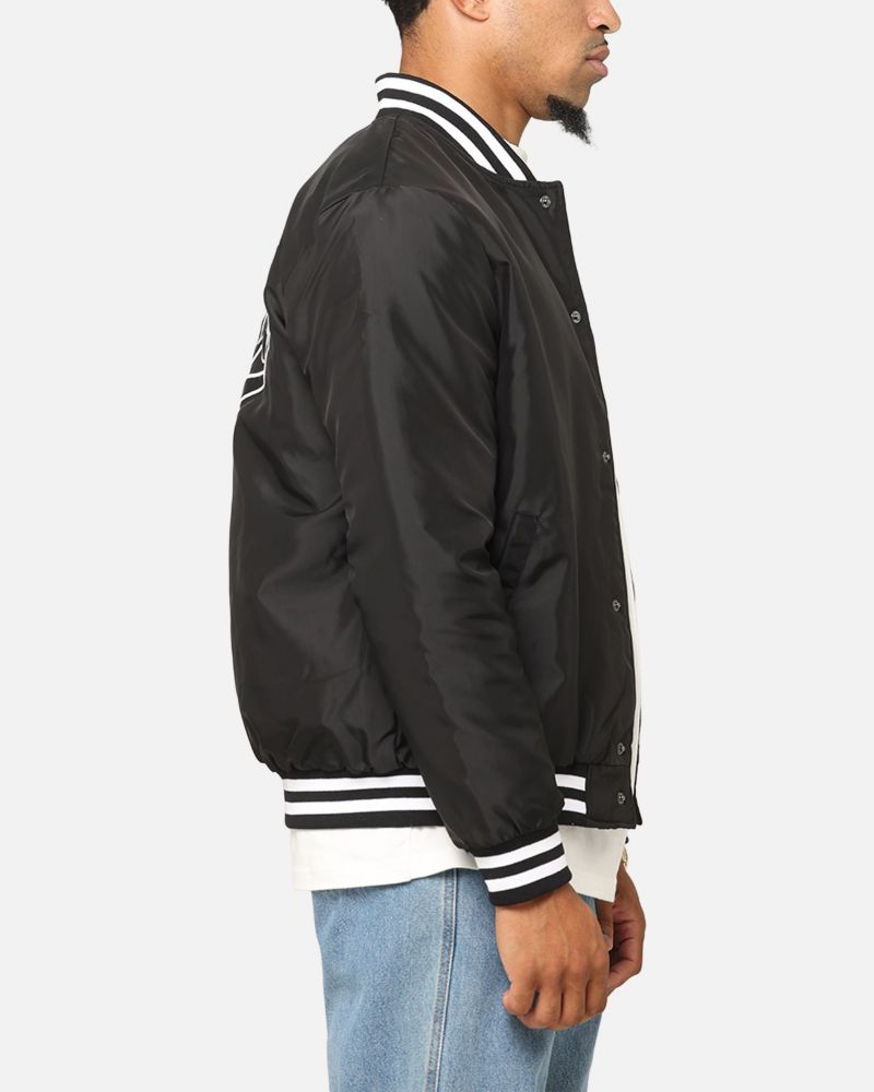 Big & Tall Team Puffer Varsity Jacket, Brown, 3XL