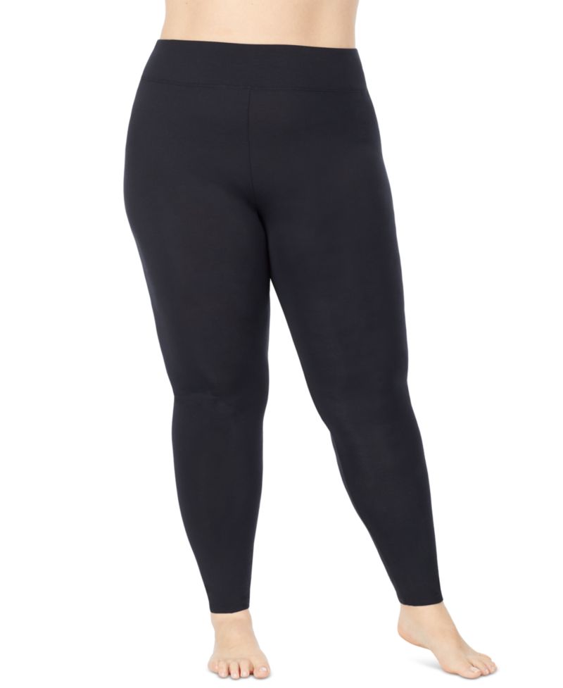 Plus Size Softwear with Stretch High-Waist Leggings