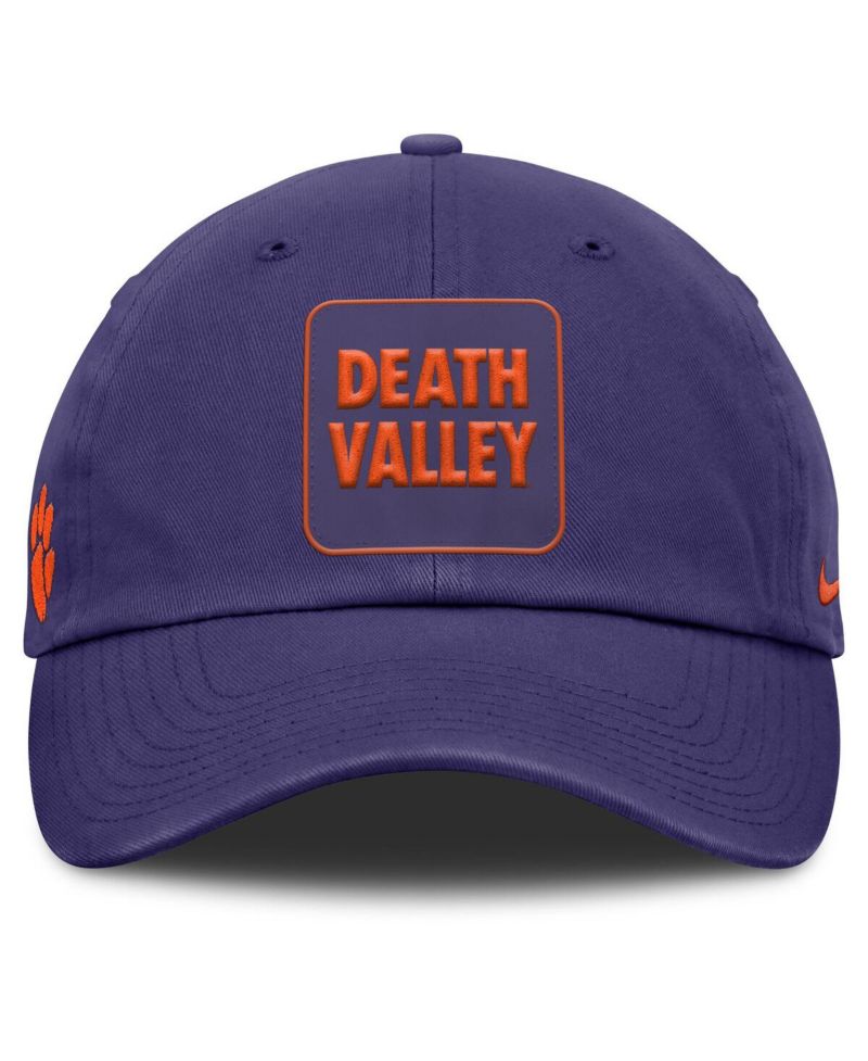 Men's Purple Clemson Tigers Local Club Adjustable Hat