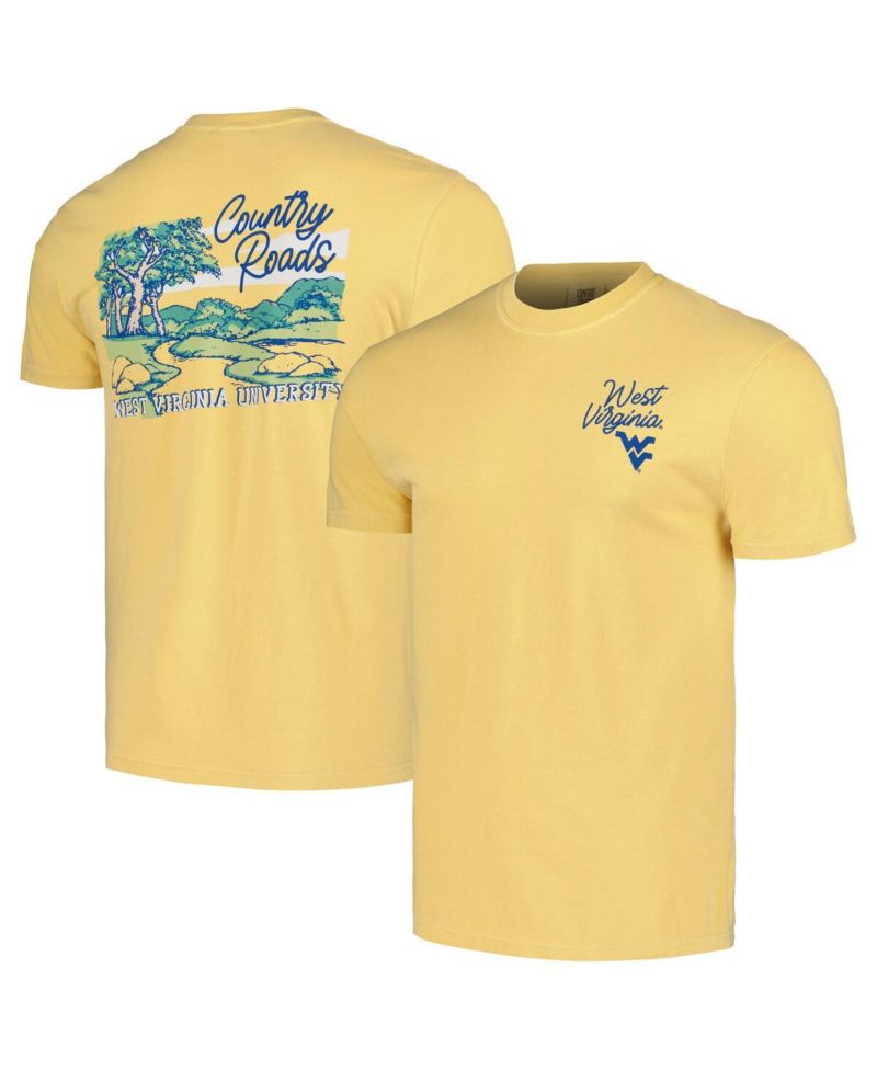 Men's and Women's Gold West Virginia Mountaineers Hyper Local Country Roads T-Shirt