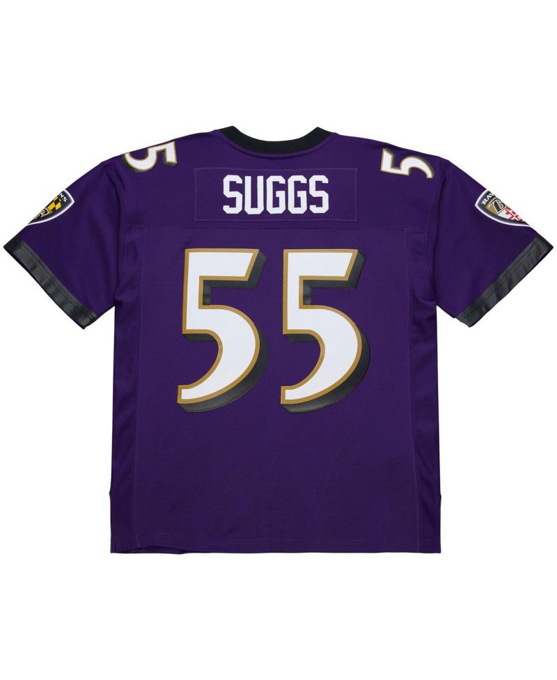 Men's Terrell Suggs Purple Baltimore Ravens 2003 Legacy Replica Jersey