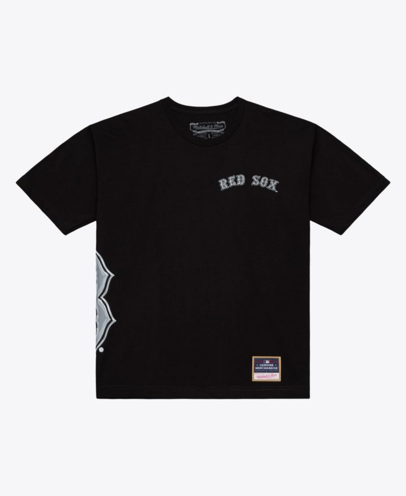 Men's Black Boston Red Sox Chrome Heritage T-Shirt