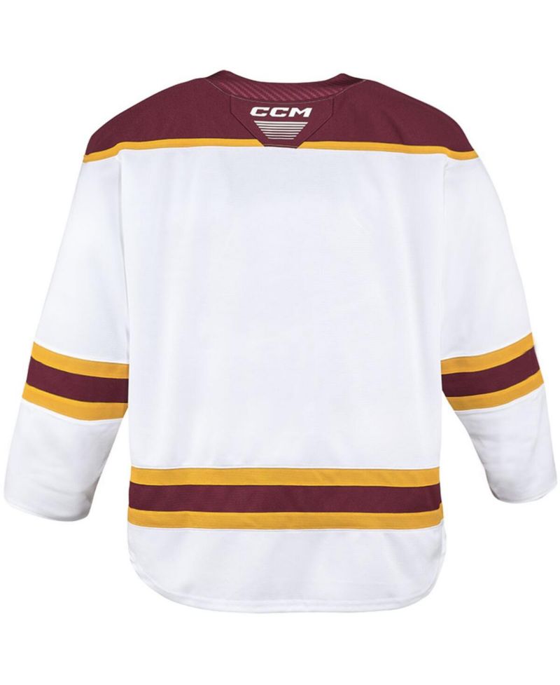 Men's White Minnesota Golden Gophers Away Replica Hockey Jersey