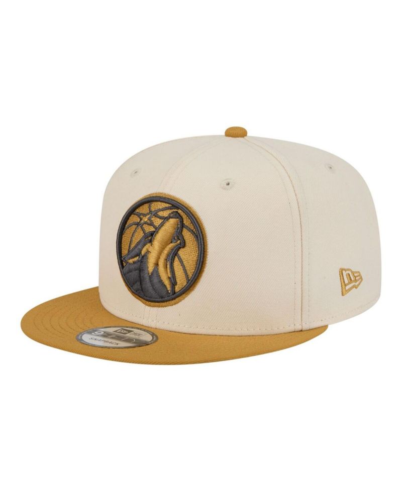 Men's Cream/Tan Minnesota Timberwolves Two-Tone Color Pack 9FIFTY Snapback Hat