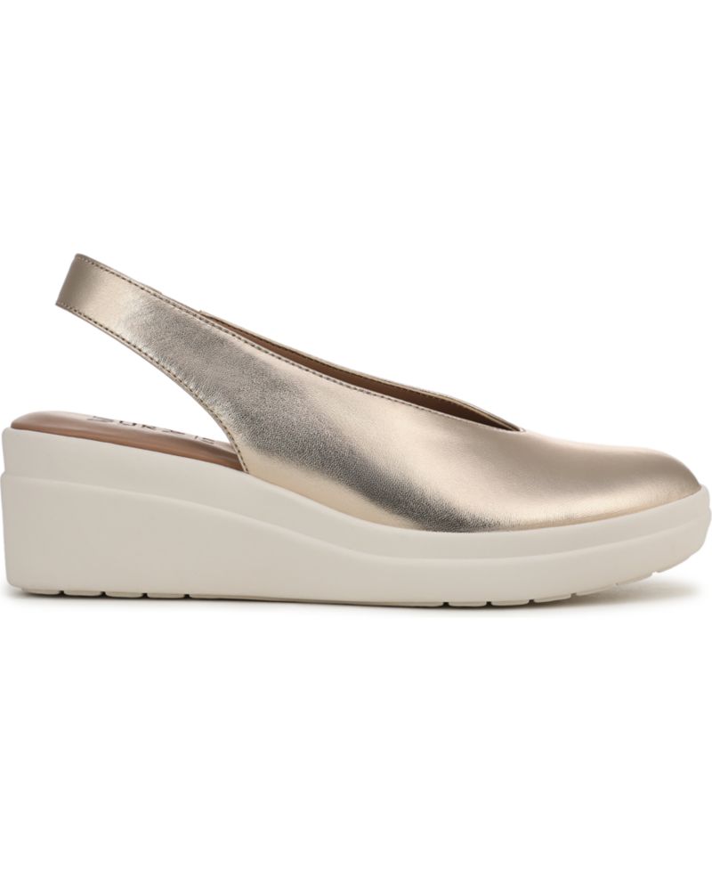 Women's Sutton Slingback Leather Wedges