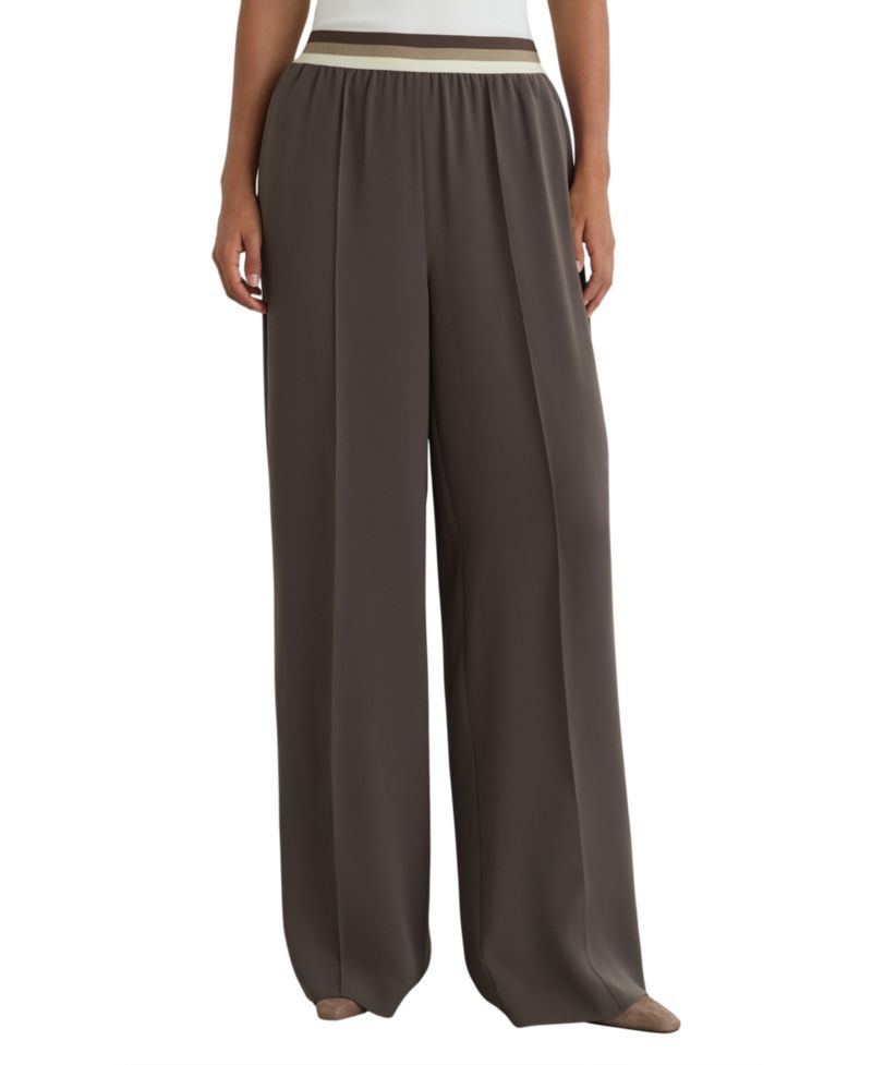 Petite Sonnie Wide-Leg Pull-On Elastic-Waist Pants