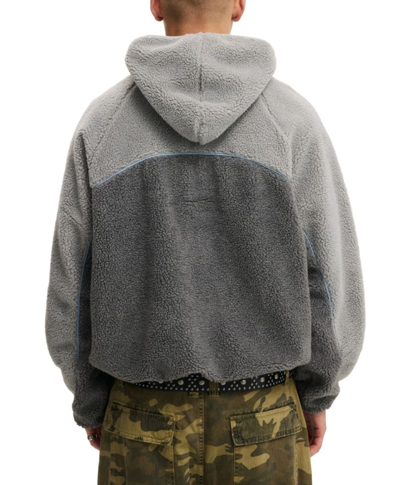 Men's Hooded Teddy Jacket