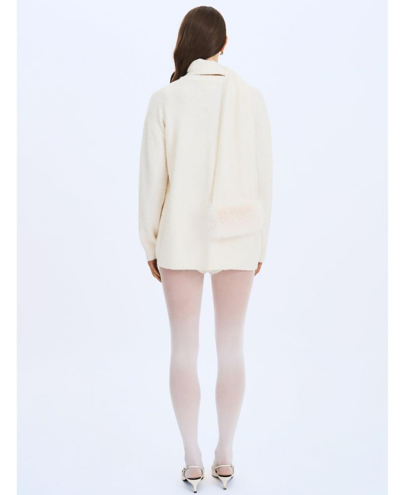 Women's Orla Wool-Blend Ribbed Knit Cardigan