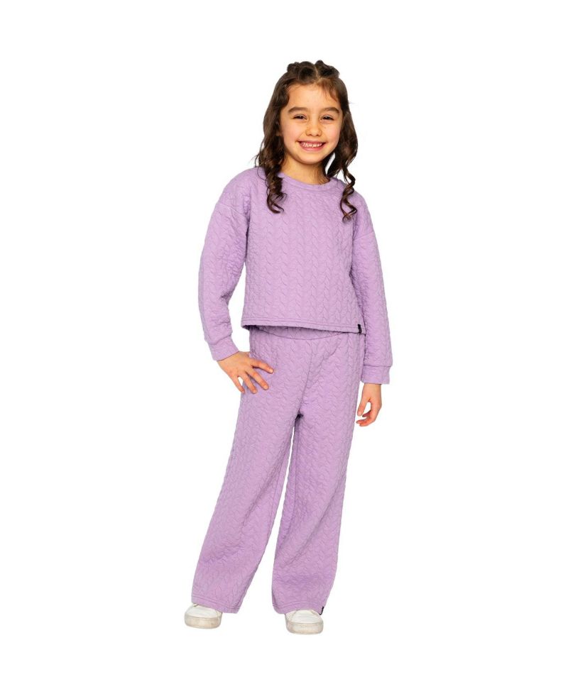 Girls' (6–14) Jacquard Sweatshirt