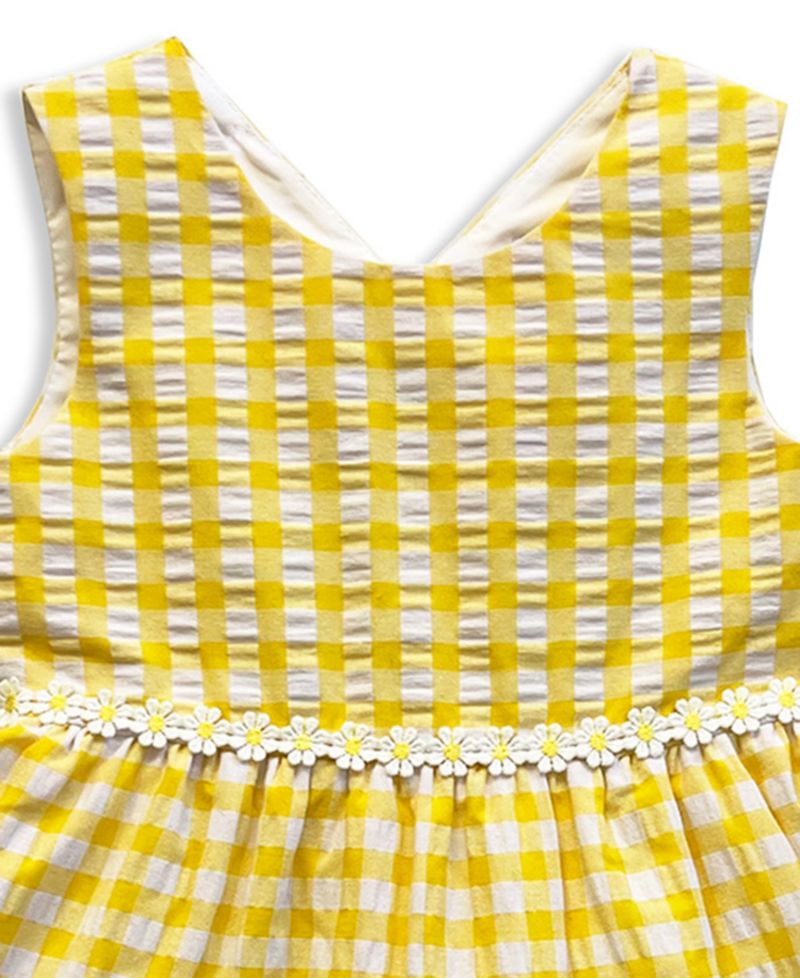 Baby Girls' Gingham-Print Dress