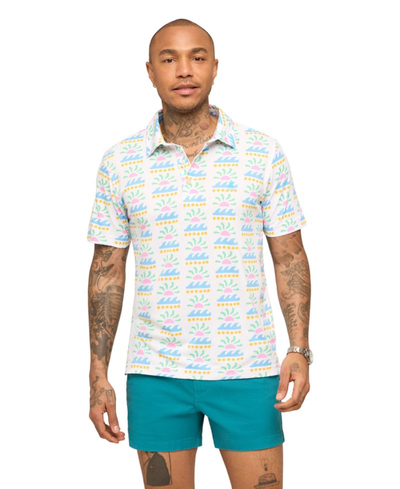 Men's Easygoer Printed Polo Shirt