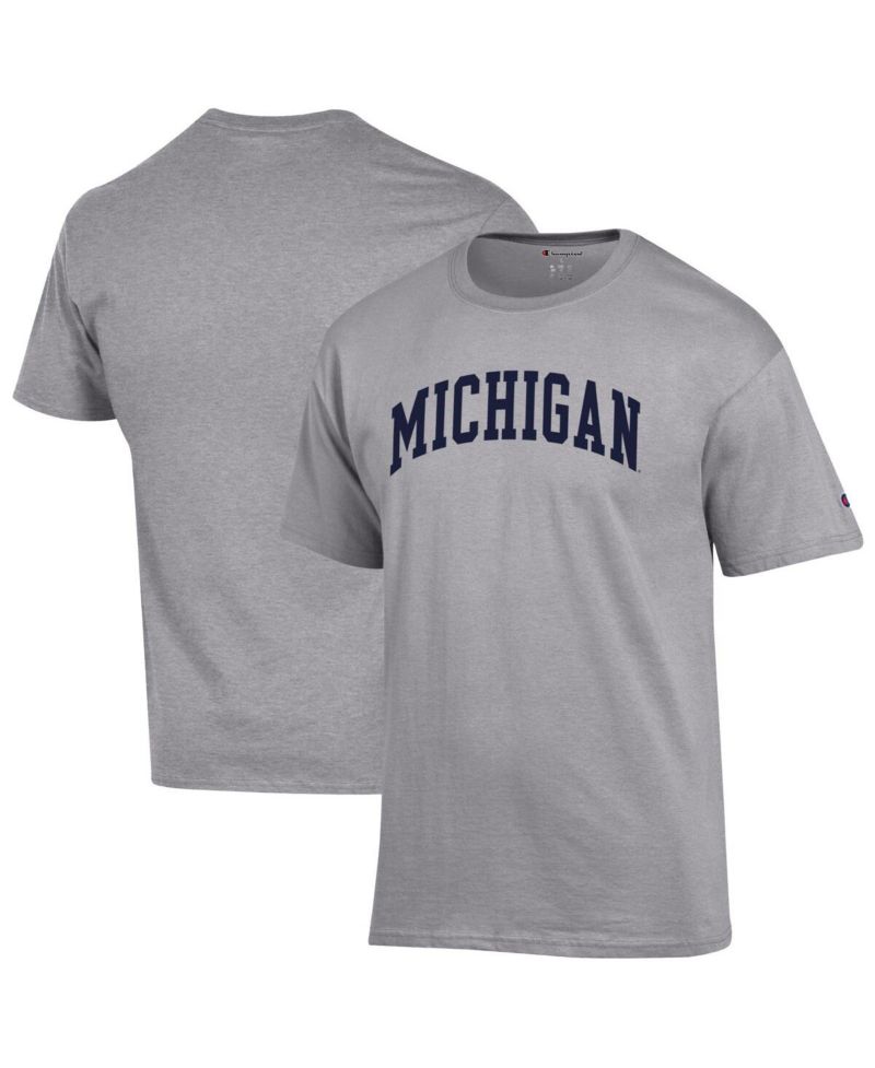 Men's Maize Michigan Wolverines Basic Arch T-Shirt