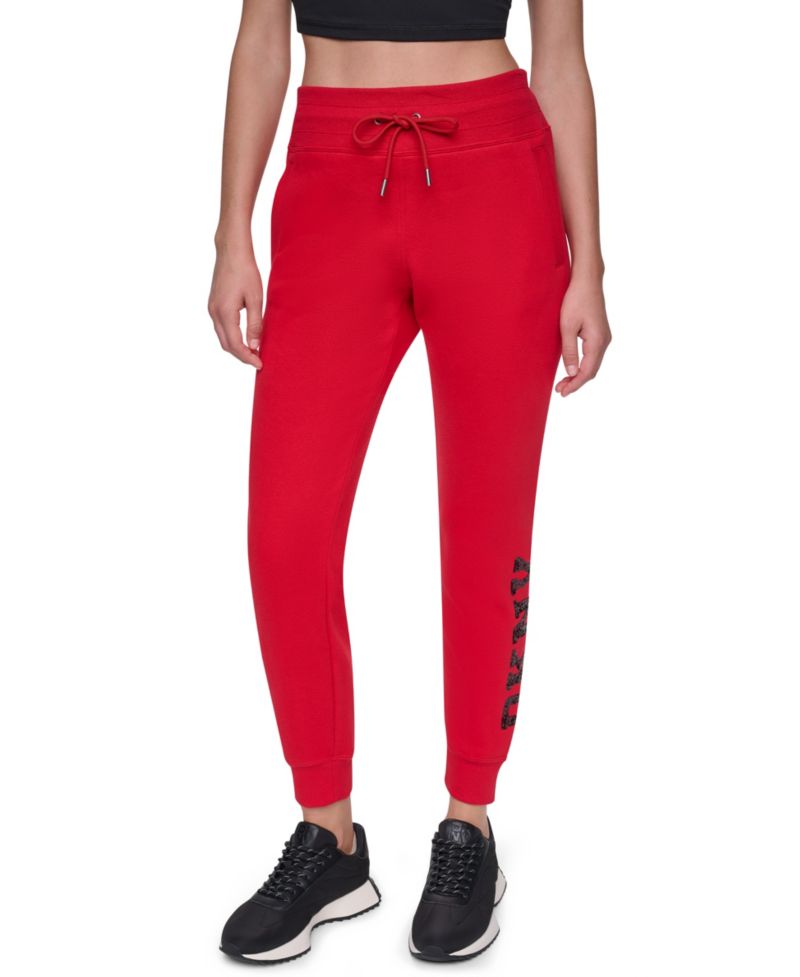 Women's Sequin Mid-Rise Joggers