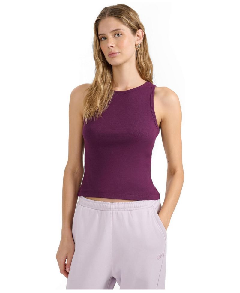 Women's Slim Plain Top Sleeveless