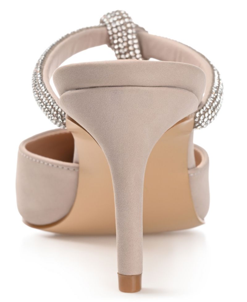 Women's Lunna Rhinestone Knot Slip-On Dress Pumps
