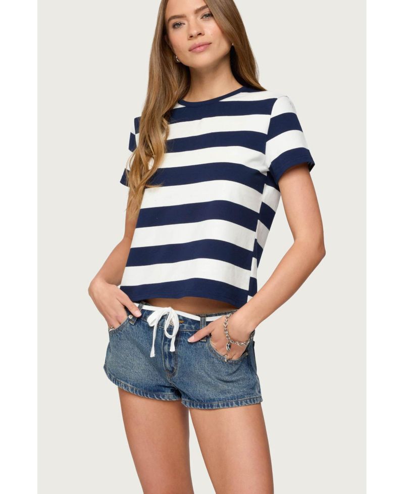 Women's Valetta Oversized Striped T Shirt