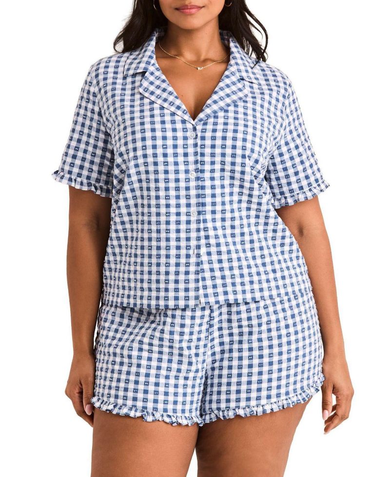 Plus Size Barbara Short Pajama Set