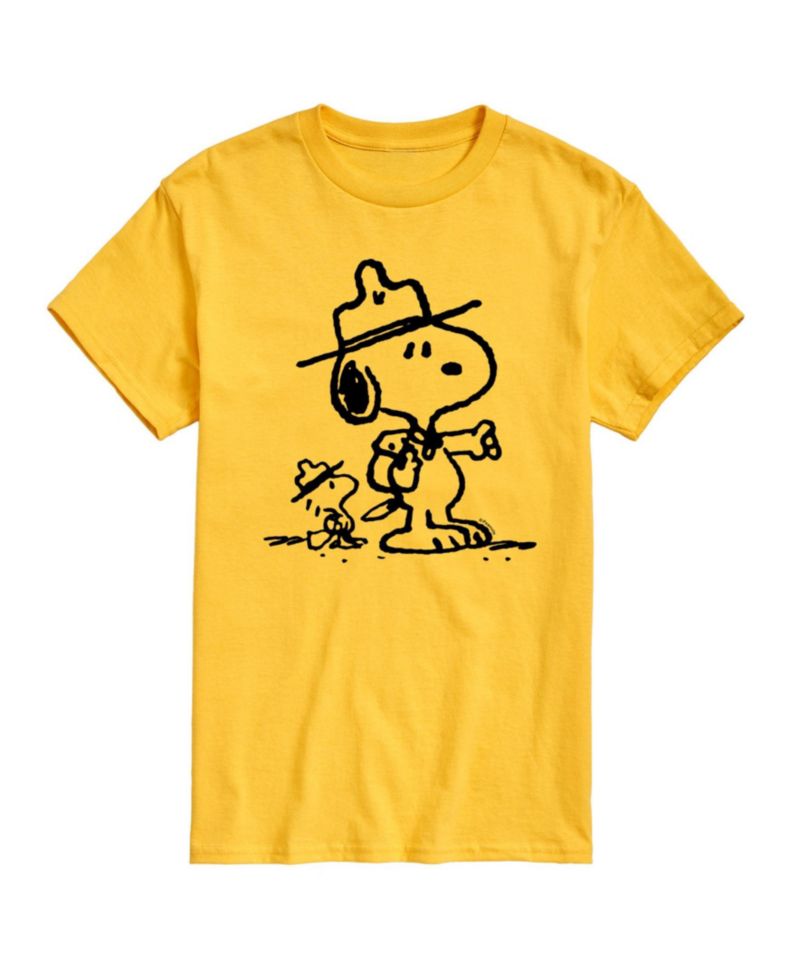 Hybrid Apparel Peanuts Outdoor Mens Short Sleeve Tee