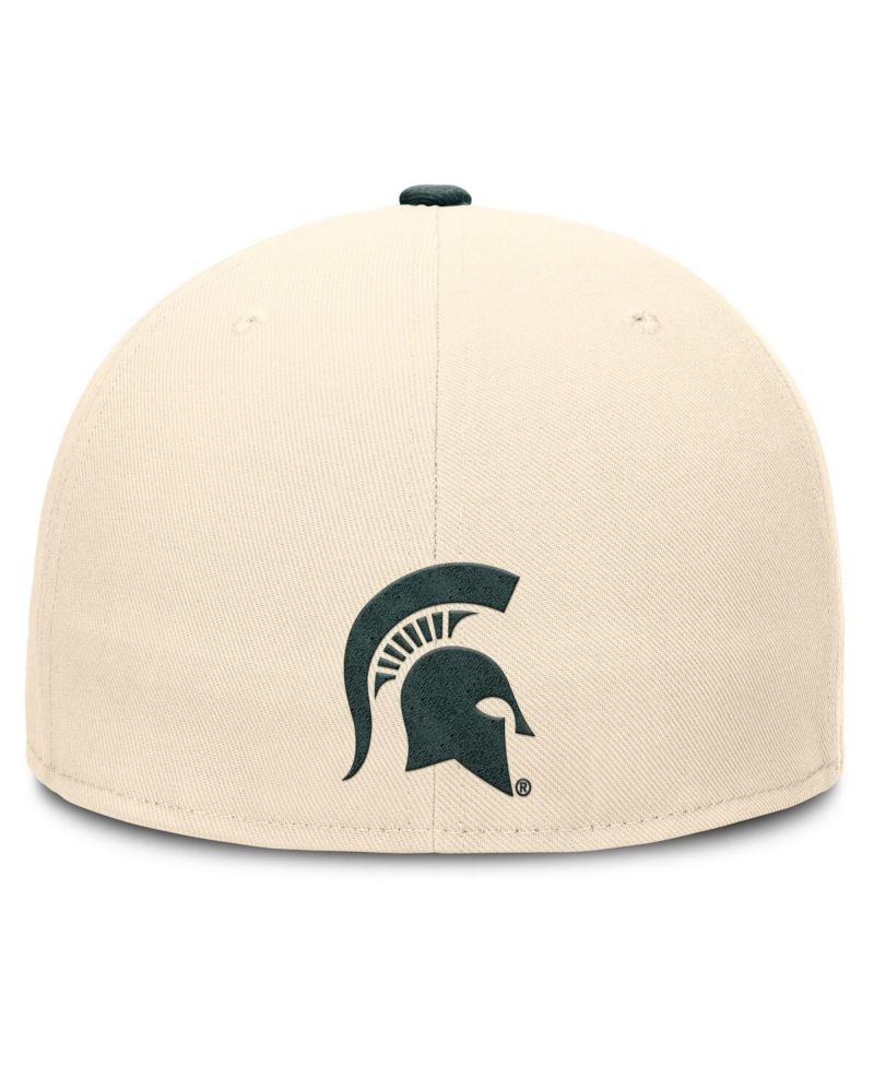 Men's Natural Michigan State Spartans Primetime True Performance Fitted Hat
