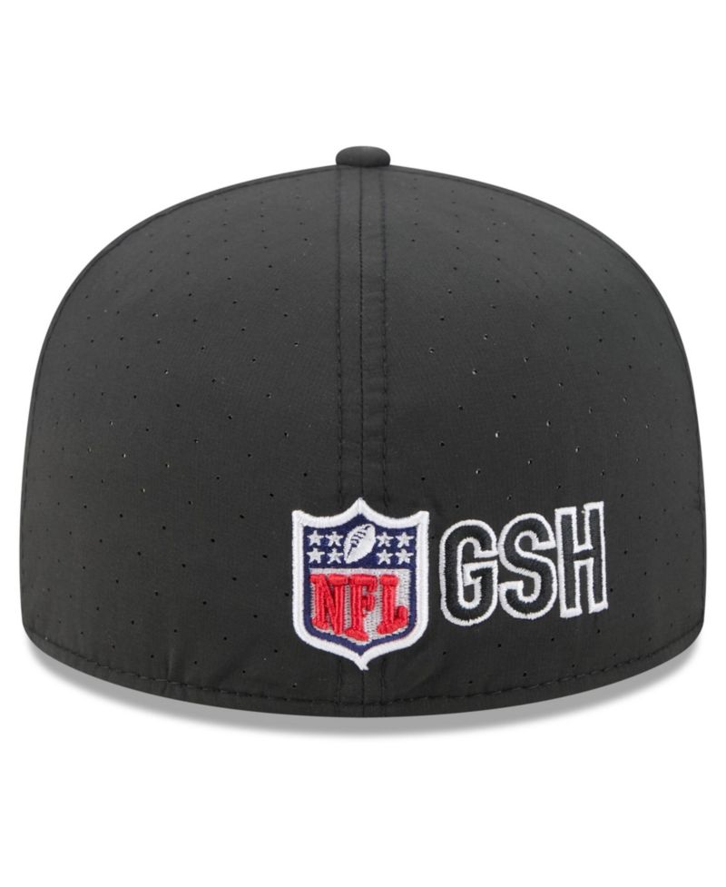 Men's Black Chicago Bears 2026 NFL Cruical Catch 59FIFTY Fitted Hat