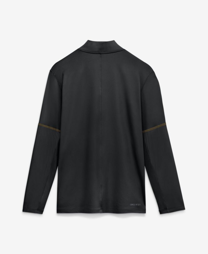 Men's Black Iowa Hawkeyes 2026 Sideline Midweight Half-Zip Dri-FIT Pullover