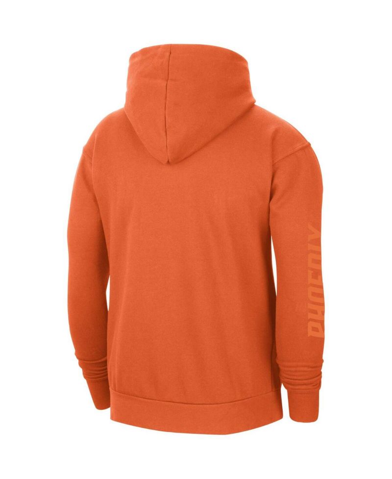 Men's Orange Phoenix Suns Courtside Statement Edition Pullover Hoodie