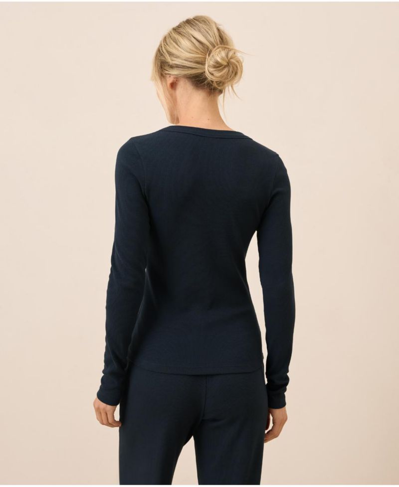 Women's Dream Rib Slim Henley