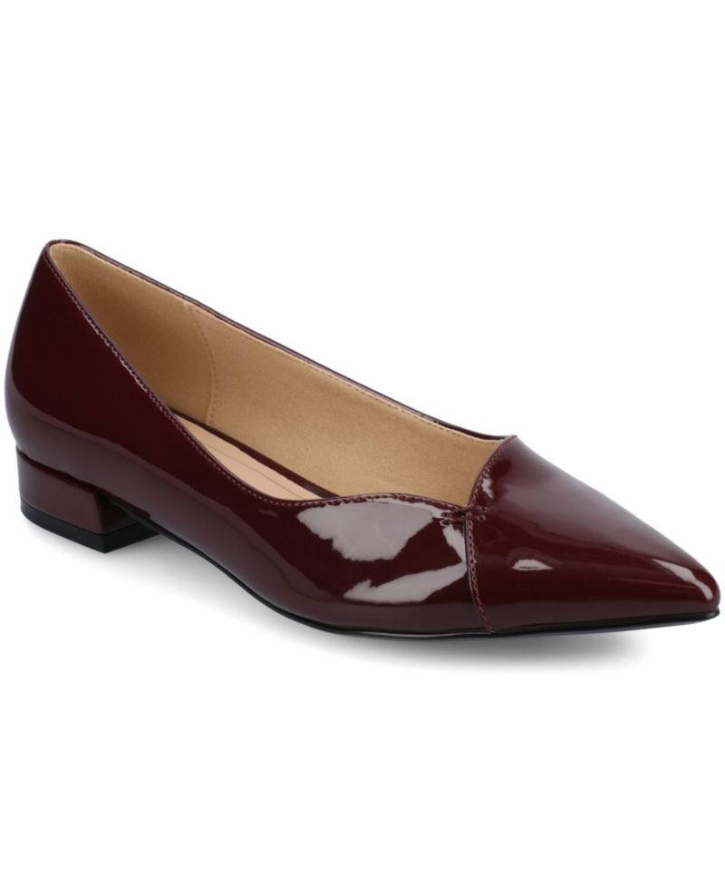 Women's Carmin Block Heel Pointed Toe Flats