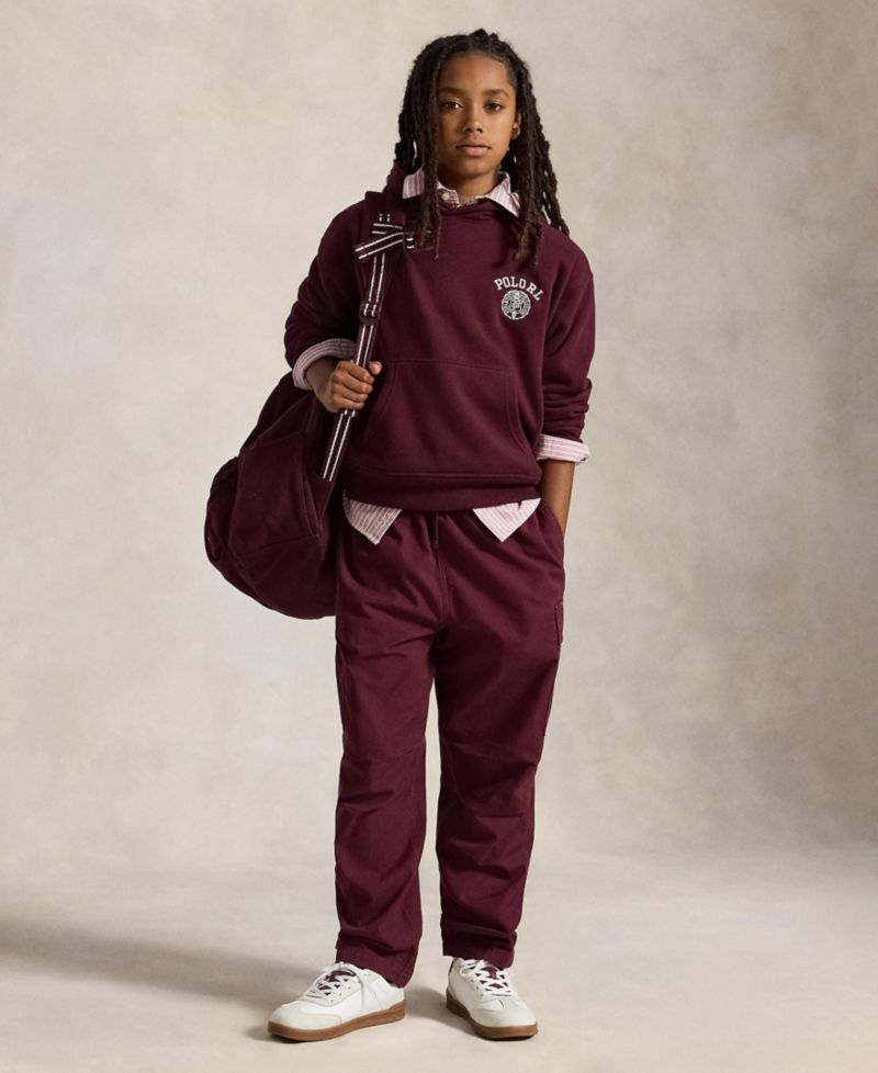 Boys' 8-20 Big Fit Logo Fleece Hoodie