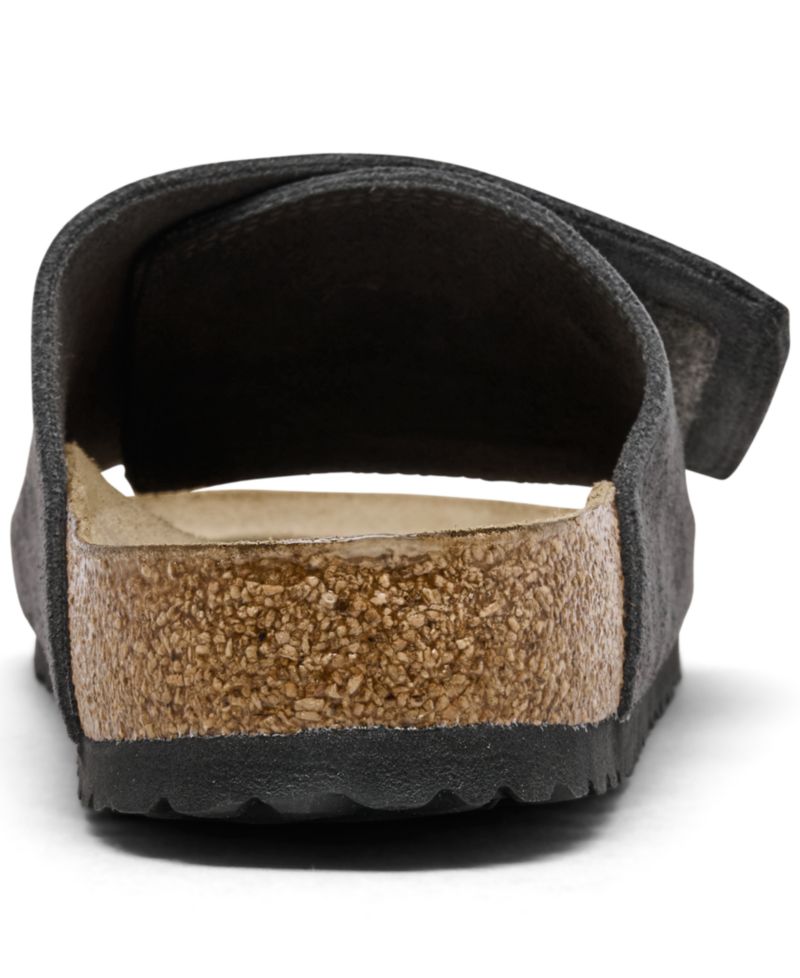 Men's Solana Suede Leather Slide Sandals from Finish Line