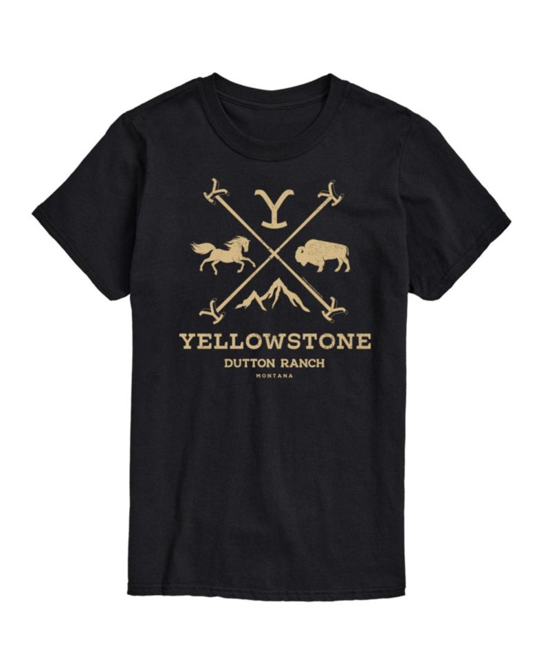 Hybrid Apparel Yellowstone Mens Short Sleeve Tee