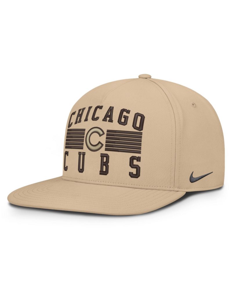 Men's Khaki Chicago Cubs Desert Pro AeroBill Dri-FIT snapback Hat