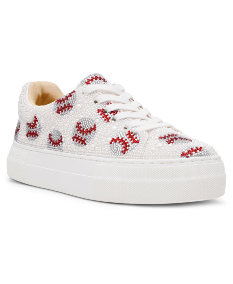 Betsey Johnson Women's Sidny Lace-Up Platform Sneakers